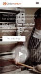 Mobile Screenshot of ordermentum.com