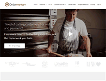 Tablet Screenshot of ordermentum.com